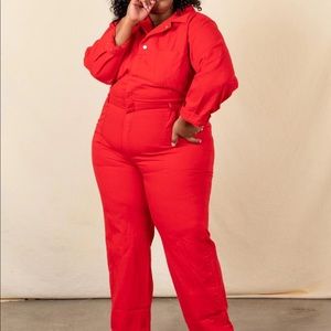 Big Bud Press Everyday Long sleeved Red Jumpsuit